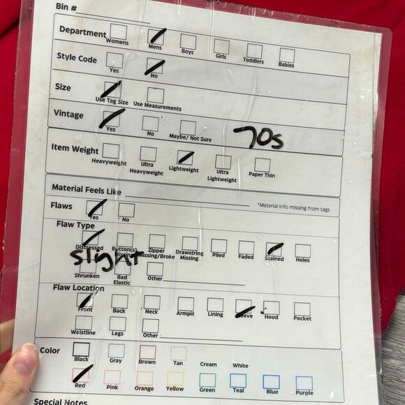 Vintage 70s Wrangler Solid Red Mens L Cowboy Western Horse Tag Flannel Shirt USA - Picture 9 of 9